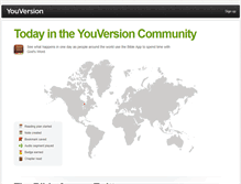 Tablet Screenshot of now.youversion.com